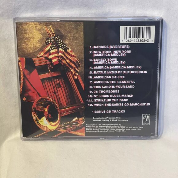 John Williams/Boston Pops Salute To America (CD, 1996) Polygram Special Markets - Picture 3 of 6